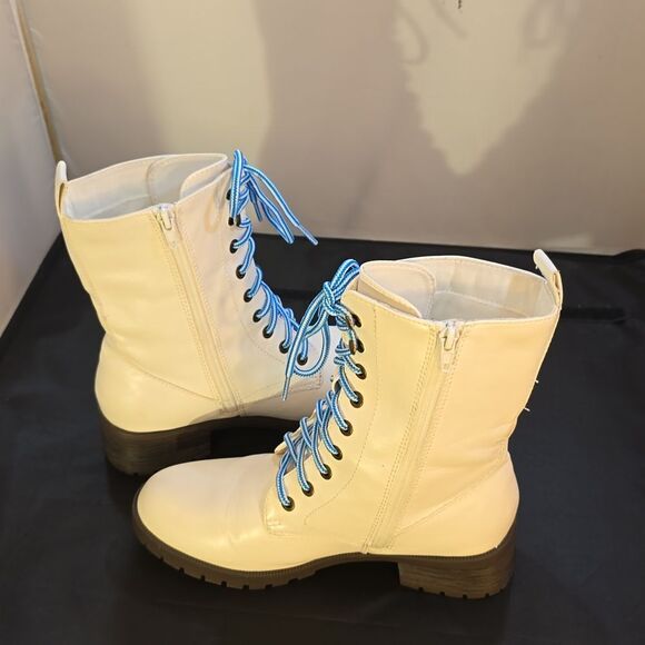 BRAND NEW DREAM PAIRS LACE-UP ROUND-TOE WOMEN'S BOOTS - Picture 7 of 14